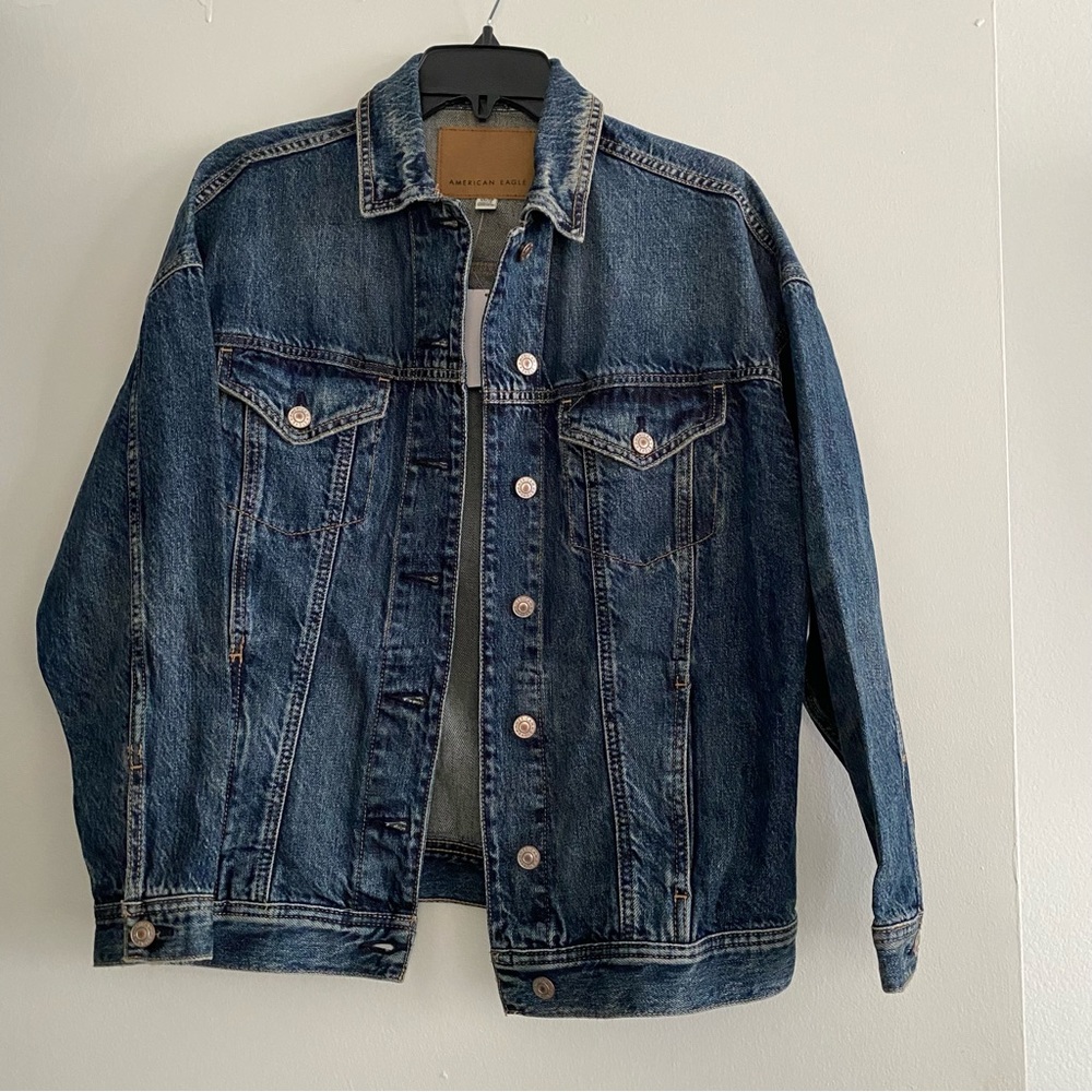 American Eagle Oversized Denim Jacket